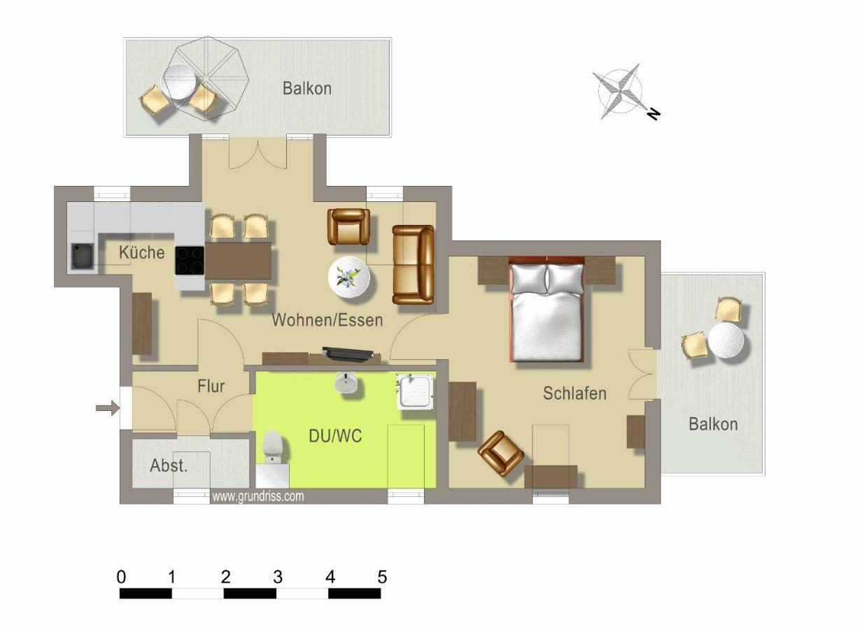 Ferienwohnung Achterdeck 레리크 외부 사진